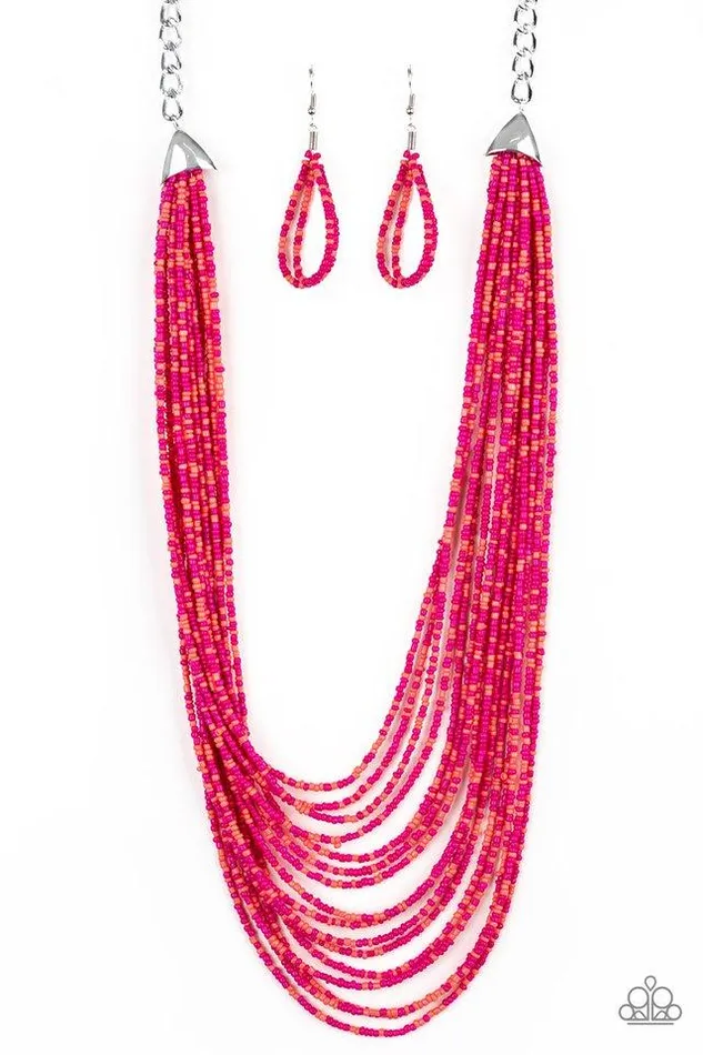 Paparazzi Jewelry Necklaces Paparazzi Necklace Peacefully Pacific Multi