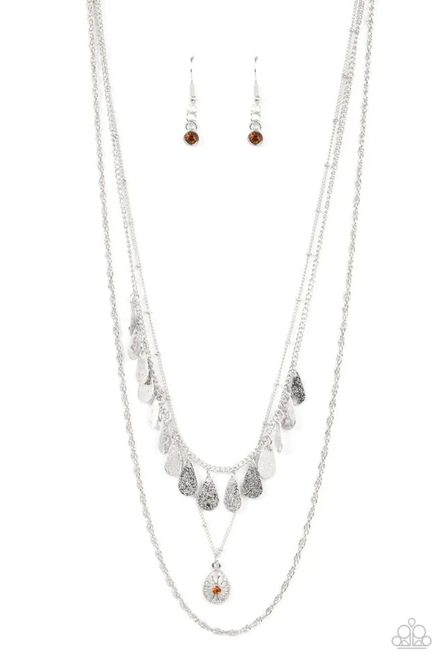 Paparazzi Jewelry Necklaces Paparazzi Necklace Prairie Dream Brown Paparazzi Jewelry Necklaces Paparazzi Necklace Prairie Dream Brown