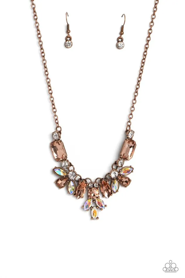 Paparazzi Jewelry Necklaces Paparazzi Necklace Prima Donna Dazzle Copper Paparazzi Jewelry Necklaces Paparazzi Necklace Prima Donna Dazzle Copper