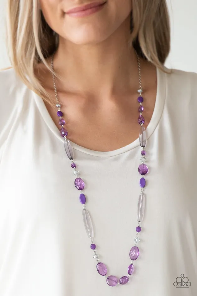 Paparazzi Jewelry Necklaces Paparazzi Necklace Quite Quintessence Purple