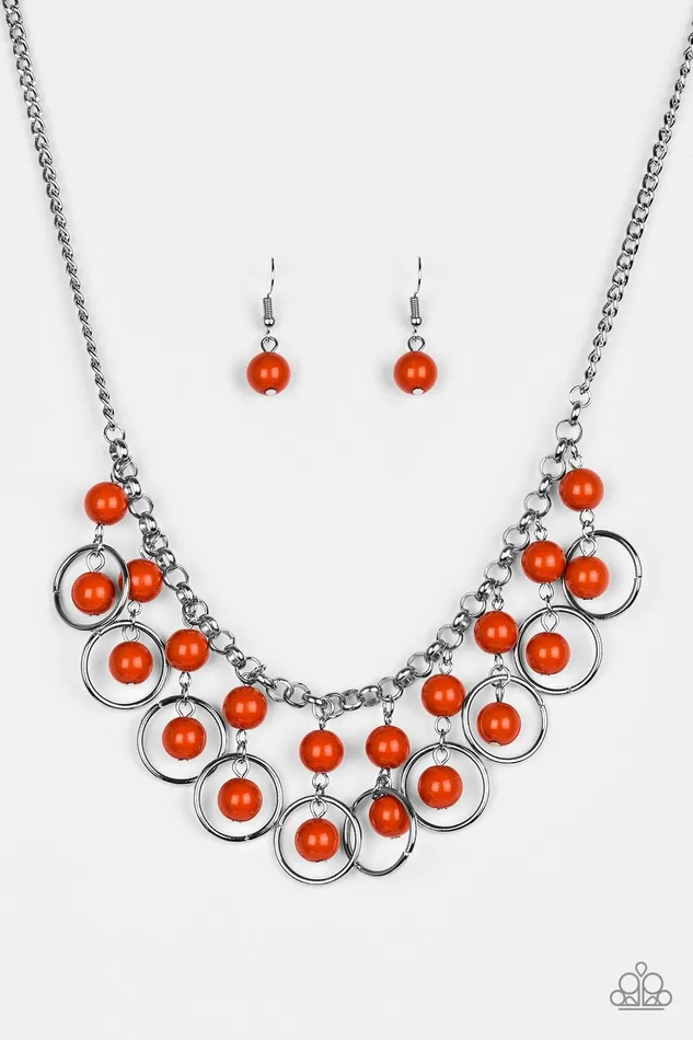Paparazzi Jewelry Necklaces Paparazzi Necklace Really Rococo Orange