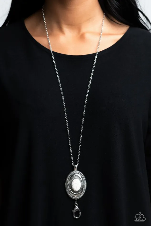 Paparazzi Jewelry Necklaces Paparazzi Necklace Sierra Sage White