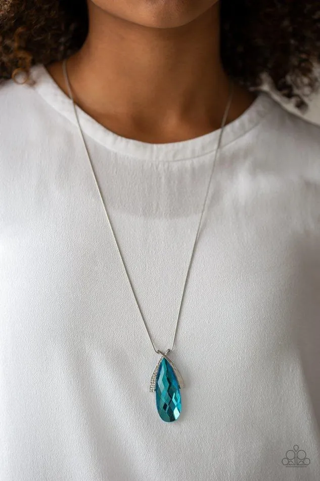 Paparazzi Jewelry Necklaces Paparazzi Necklace Stellar Sophistication Blue