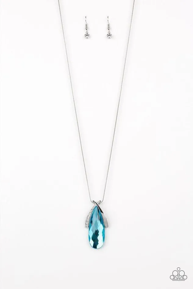 Paparazzi Jewelry Necklaces Paparazzi Necklace Stellar Sophistication Blue Paparazzi Jewelry Necklaces Paparazzi Necklace Stellar Sophistication Blue