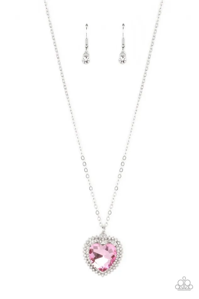 Paparazzi Jewelry Necklaces Paparazzi Necklace Sweethearts Stroll Pink Paparazzi Jewelry Necklaces Paparazzi Necklace Sweethearts Stroll Pink