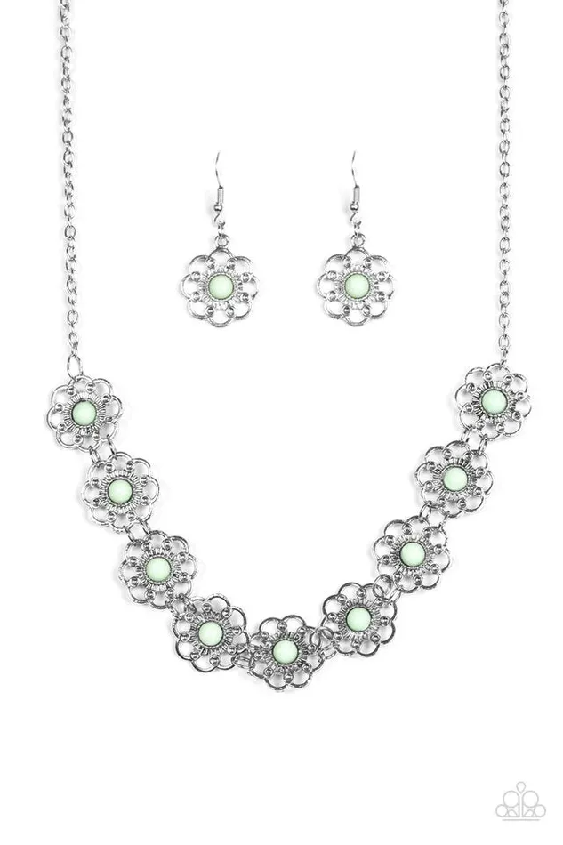Paparazzi Jewelry Necklaces Paparazzi Necklace The Garden Life Green