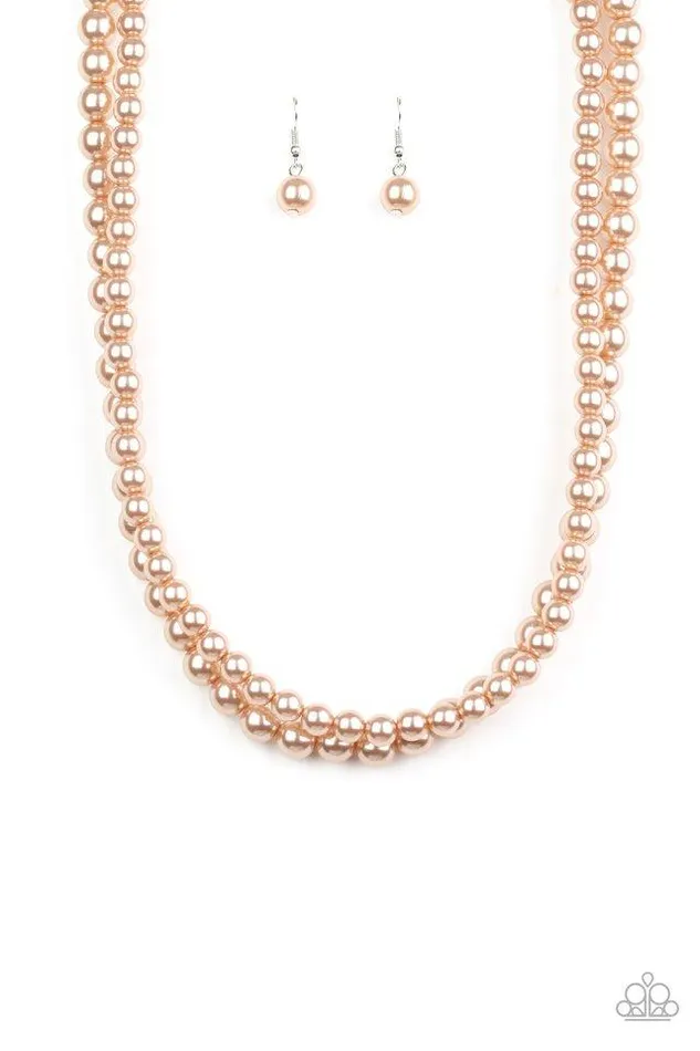 Paparazzi Jewelry Necklaces Paparazzi Necklace Woman Of The Century Brown