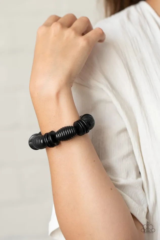 Paparazzi Jewelry Paparazzi Bracelet Caribbean Castaway Black Bracelets