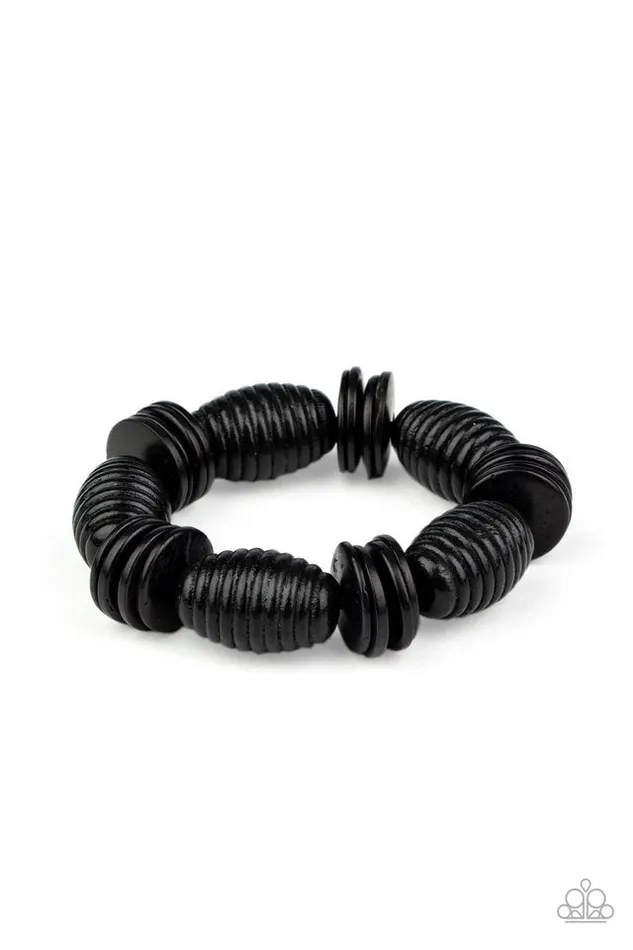 Paparazzi Jewelry Paparazzi Bracelet Caribbean Castaway Black Bracelets Paparazzi Jewelry Paparazzi Bracelet Caribbean Castaway Black Bracelets