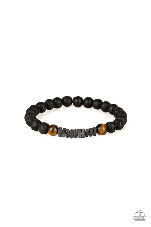 Paparazzi Jewelry Paparazzi Bracelet Courage Brown Bracelets