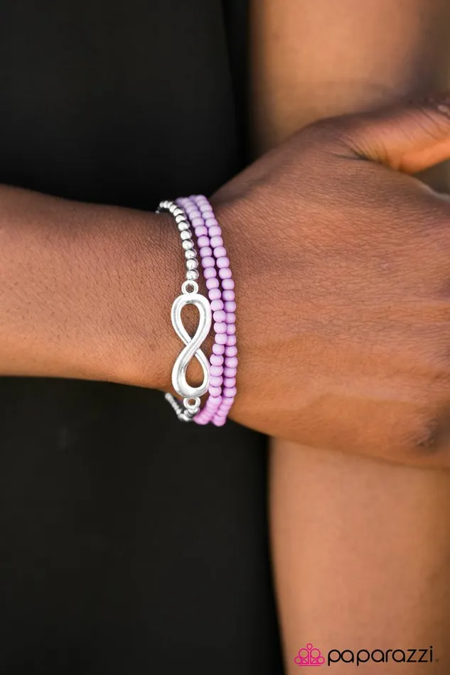 Paparazzi Jewelry Paparazzi Bracelet Everlasting Love Purple Bracelets