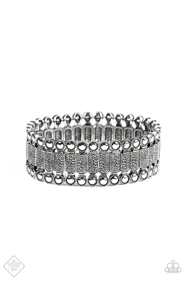 Paparazzi Jewelry Paparazzi Bracelet Fashion Fix Aug2020 Rustic Rhythm Silver Bracelets Paparazzi Jewelry Paparazzi Bracelet Fashion Fix Aug2020 Rustic Rhythm Silver Bracelets