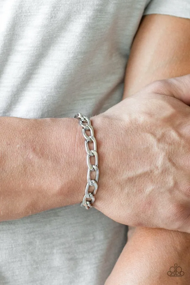Paparazzi Jewelry Paparazzi Bracelet Goalpost Silver Bracelets