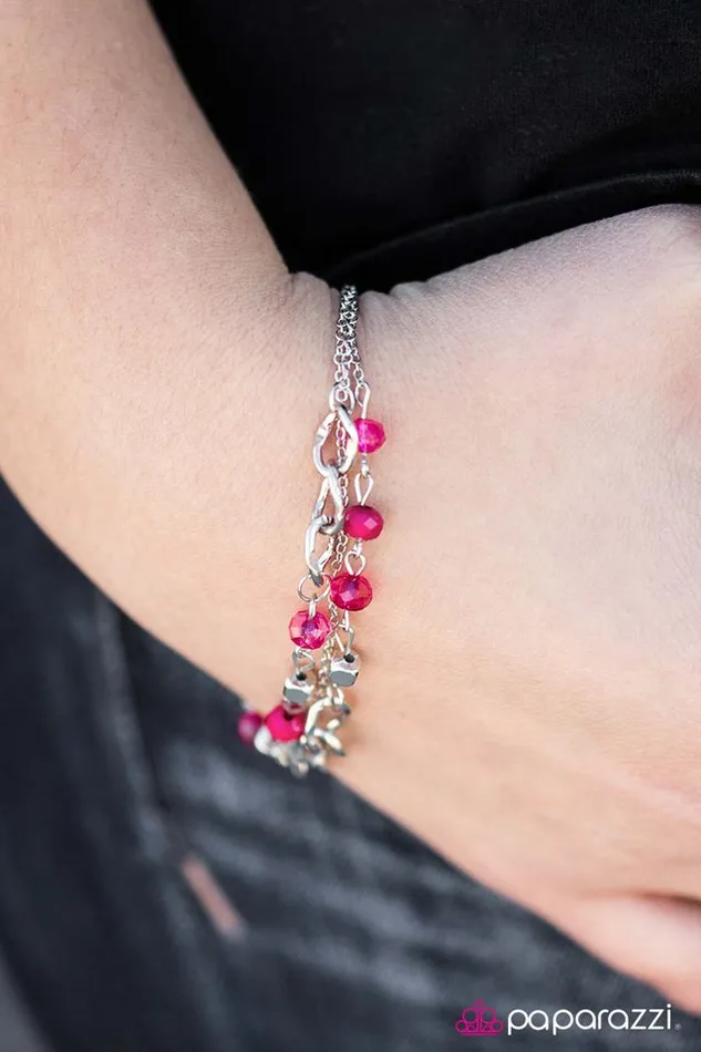 Paparazzi Jewelry Paparazzi Bracelet Serene Horizons Pink Bracelets