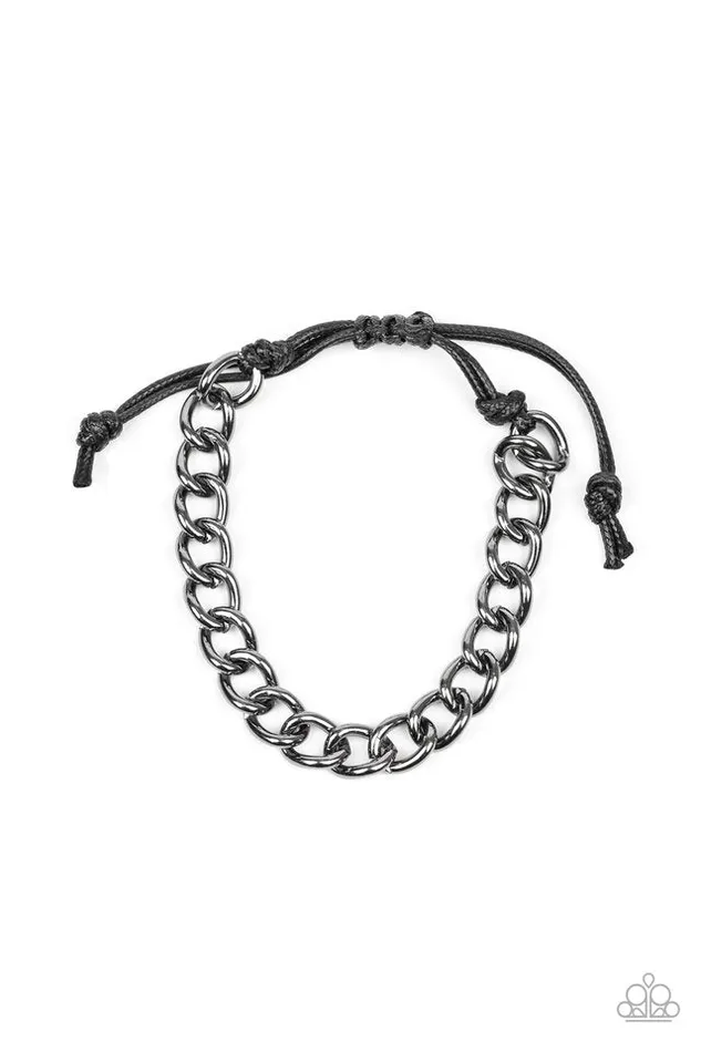 Paparazzi Jewelry Paparazzi Bracelet Sideline Black Bracelets Paparazzi Jewelry Paparazzi Bracelet Sideline Black Bracelets