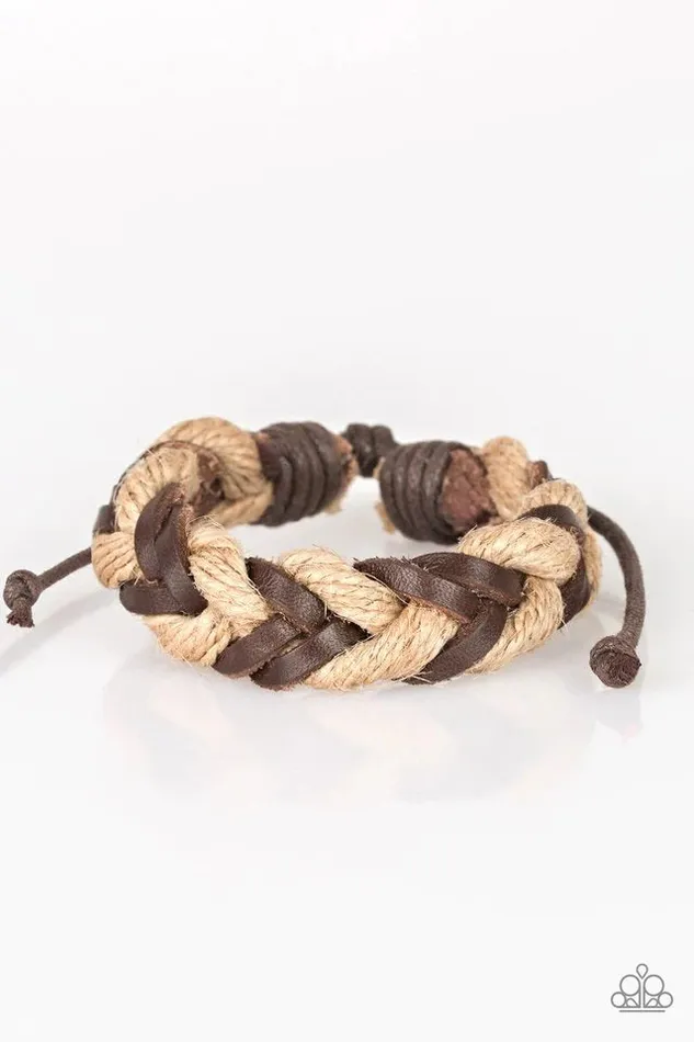 Paparazzi Jewelry Paparazzi Bracelet Trail Marker Brown Bracelets