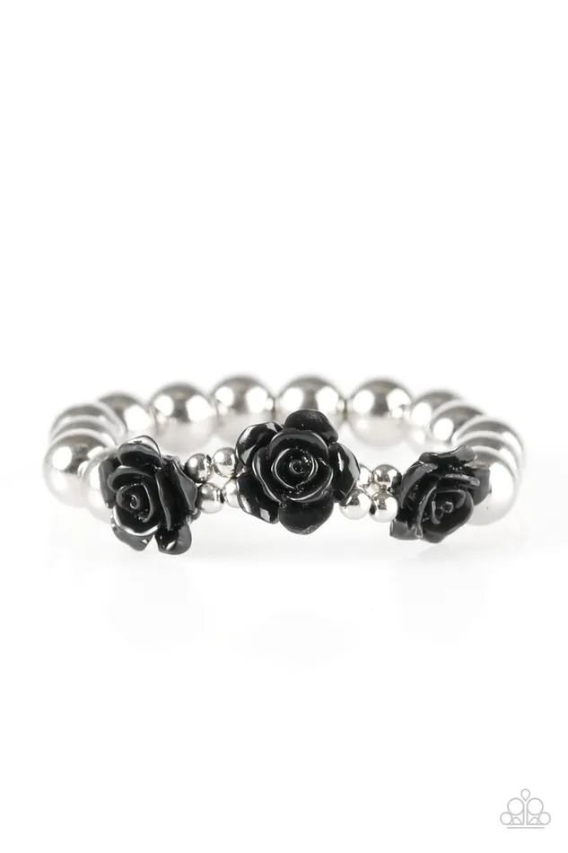 Paparazzi Jewelry Paparazzi Bracelet What A FLEURt Black Bracelets