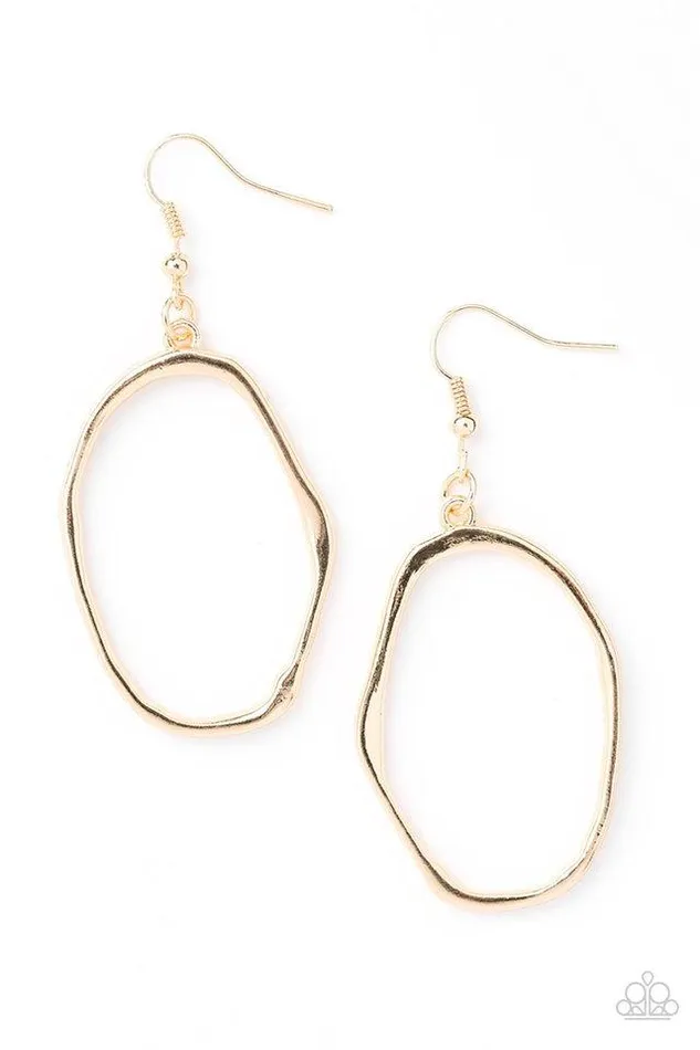 Paparazzi Jewelry Paparazzi Earring Eco Chic Gold Earrings Paparazzi Jewelry Paparazzi Earring Eco Chic Gold Earrings