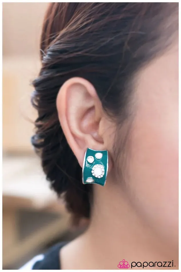 Paparazzi Jewelry Paparazzi Earring My Cherie Amour Blue Earrings