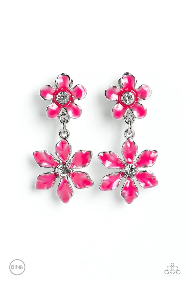 Paparazzi Jewelry Paparazzi Earring Transparent Talent Pink Earrings Paparazzi Jewelry Paparazzi Earring Transparent Talent Pink Earrings