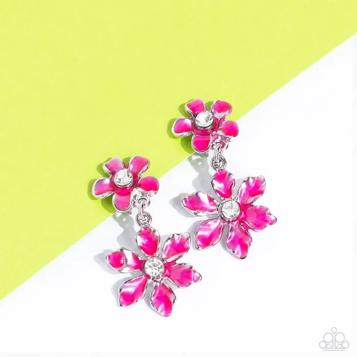 Paparazzi Jewelry Paparazzi Earring Transparent Talent Pink Earrings Paparazzi Jewelry Paparazzi Earring Transparent Talent Pink Earrings