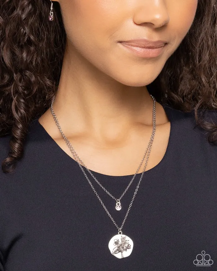 Paparazzi Jewelry Paparazzi Necklace Birthstone Beauty Purple Necklaces