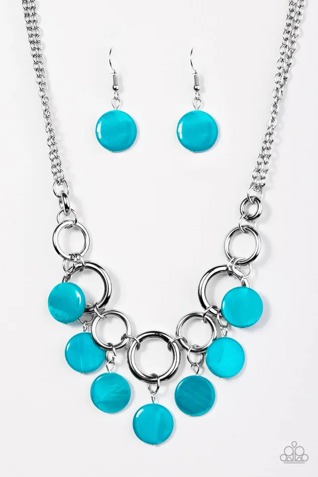 Paparazzi Jewelry Paparazzi Necklace Coastal Adventure Blue Necklaces