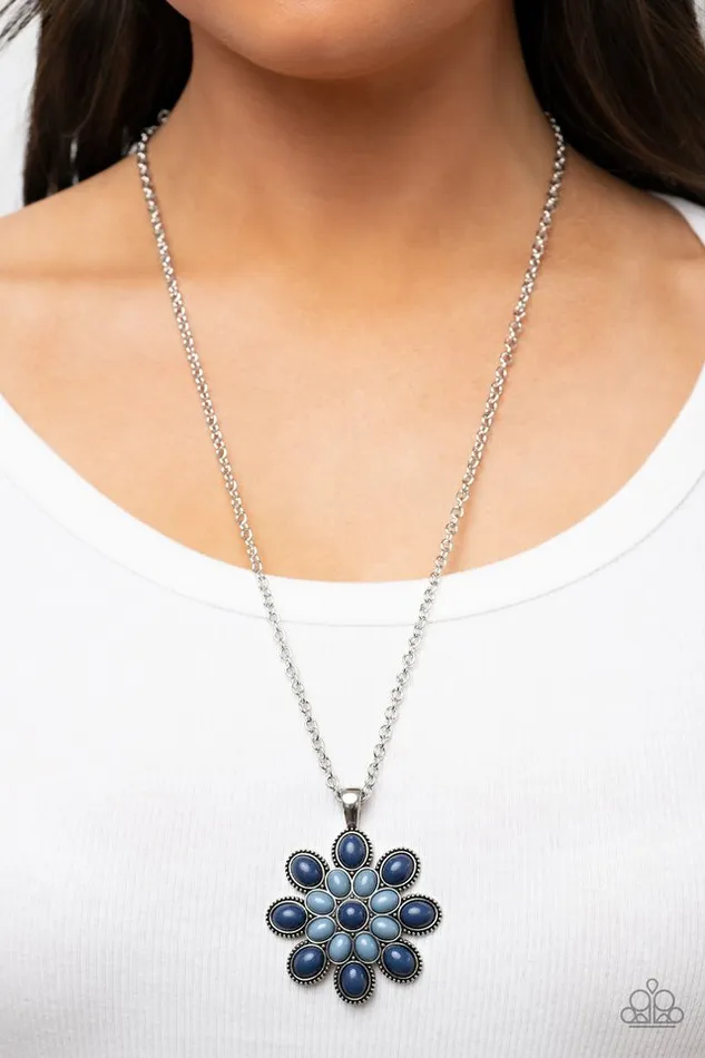 Paparazzi Jewelry Paparazzi Necklace In the MEADOW of Nowhere Blue Necklaces