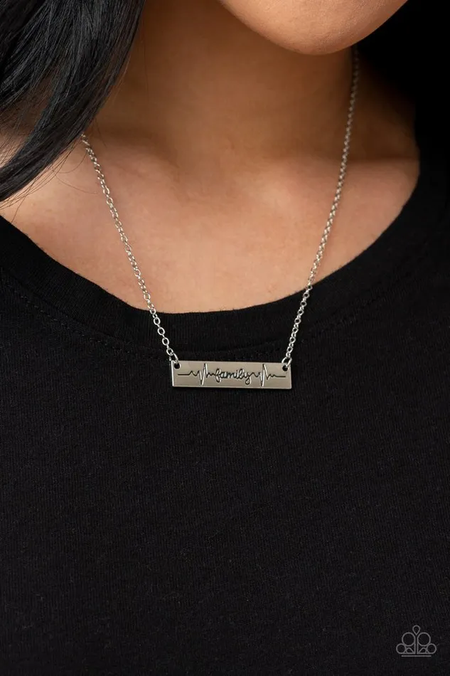 Paparazzi Jewelry Paparazzi Necklace Living The Mom Life Silver Necklaces