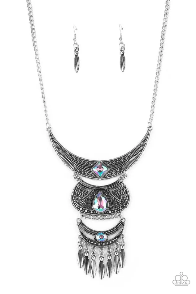 Paparazzi Jewelry Paparazzi Necklace Lunar Enchantment Multi Necklaces Paparazzi Jewelry Paparazzi Necklace Lunar Enchantment Multi Necklaces