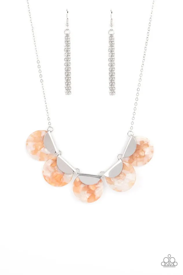 Paparazzi Jewelry Paparazzi Necklace Mermaid Oasis Orange Necklaces Paparazzi Jewelry Paparazzi Necklace Mermaid Oasis Orange Necklaces