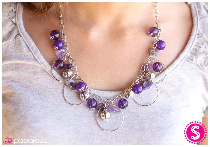 Paparazzi Jewelry Paparazzi Necklace Mysterious Ways Purple Necklaces
