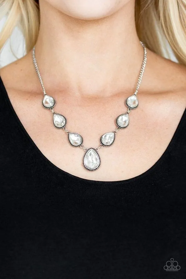 Paparazzi Jewelry Paparazzi Necklace Socialite Social White Necklaces