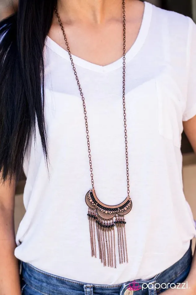 Paparazzi Jewelry Paparazzi Necklace Tribal Fusion Copper Necklaces