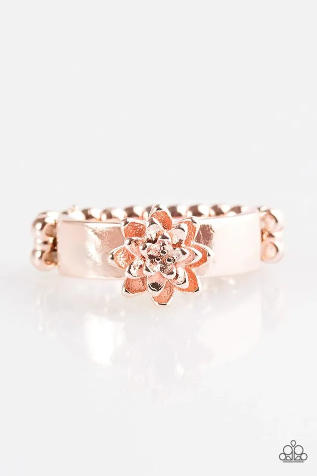 Paparazzi Jewelry Paparazzi Ring Autumn Gardens Rose Gold Rings