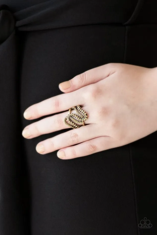 Paparazzi Jewelry Paparazzi Ring Make Waves Brass Rings