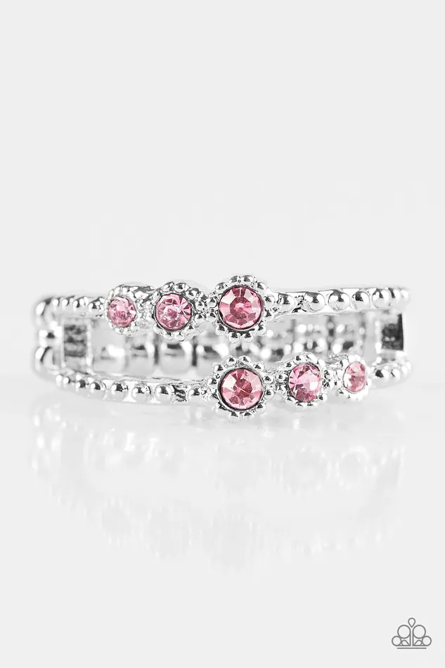 Paparazzi Jewelry Paparazzi Ring Star Gaze Pink Rings