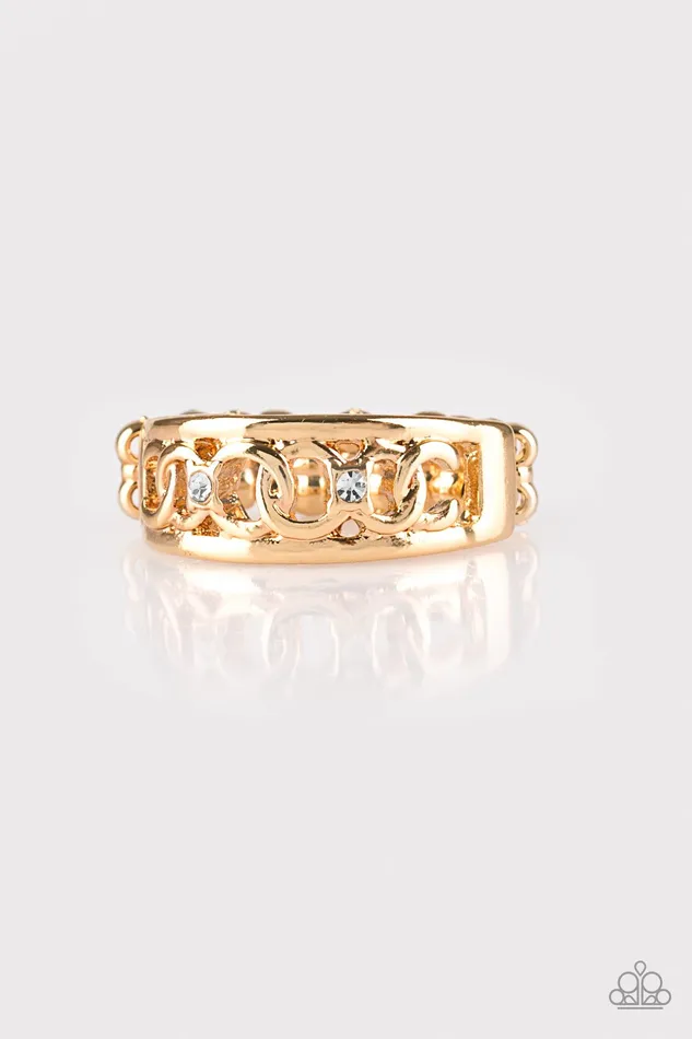 Paparazzi Jewelry Paparazzi Ring Street Cred Gold Rings