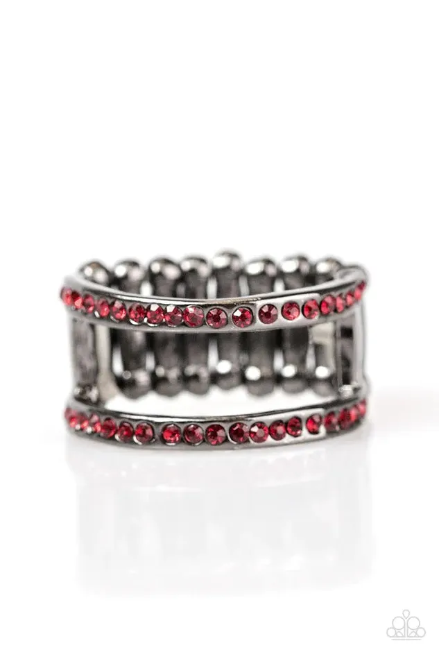 Paparazzi Jewelry Paparazzi Ring Surrender The Sparkle Red Rings