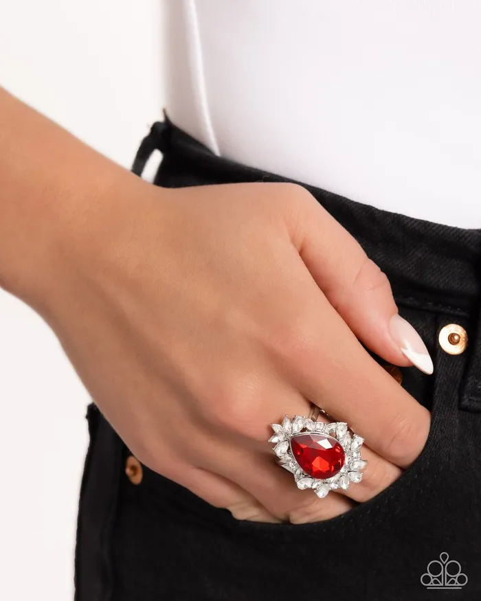 Paparazzi Jewelry Rings Paparazzi Ring Catering Class Red