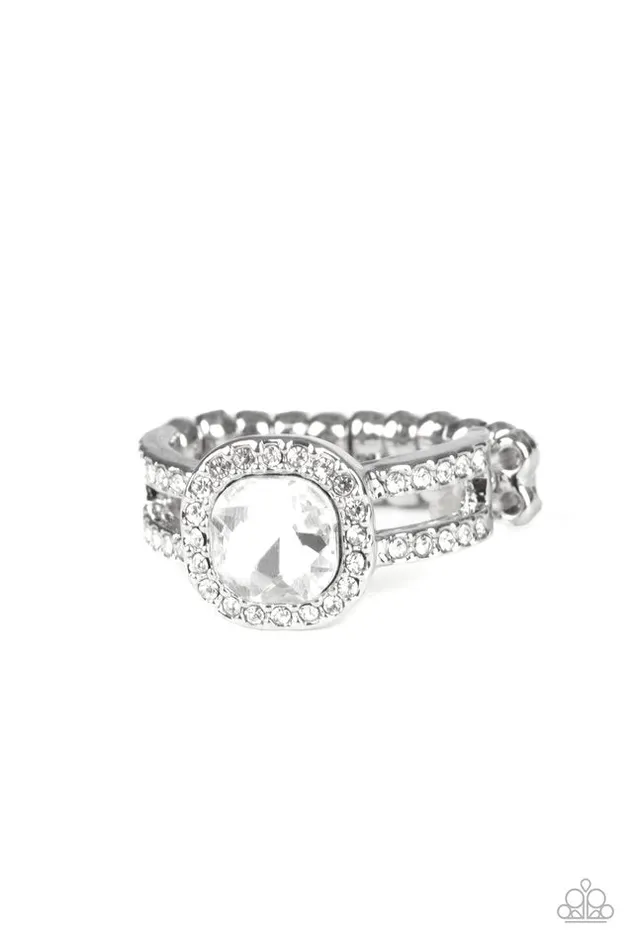 Paparazzi Jewelry Rings Paparazzi Ring Countess Charm White Paparazzi Jewelry Rings Paparazzi Ring Countess Charm White