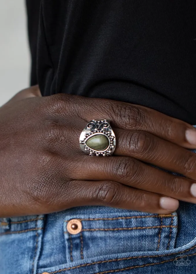 Paparazzi Jewelry Rings Paparazzi Ring Desert Dream Green
