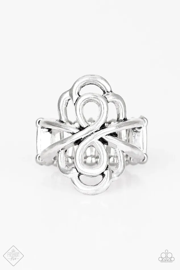 Paparazzi Jewelry Rings Paparazzi Ring Ever Entwined Silver