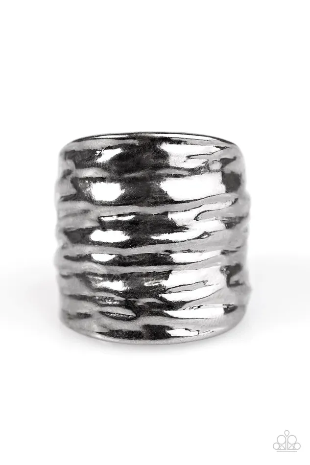 Paparazzi Jewelry Rings Paparazzi Ring Just A Ripple Black