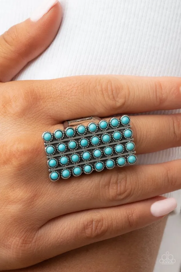 Paparazzi Jewelry Rings Paparazzi Ring Pack Your SADDLEBAGS Blue