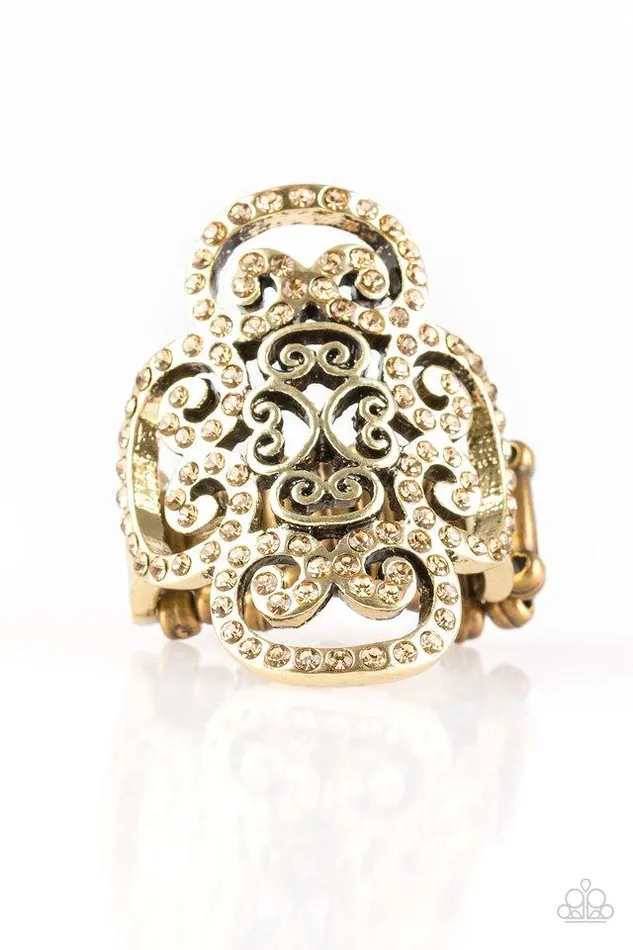 Paparazzi Jewelry Rings Paparazzi Ring Regal Regalia Brass