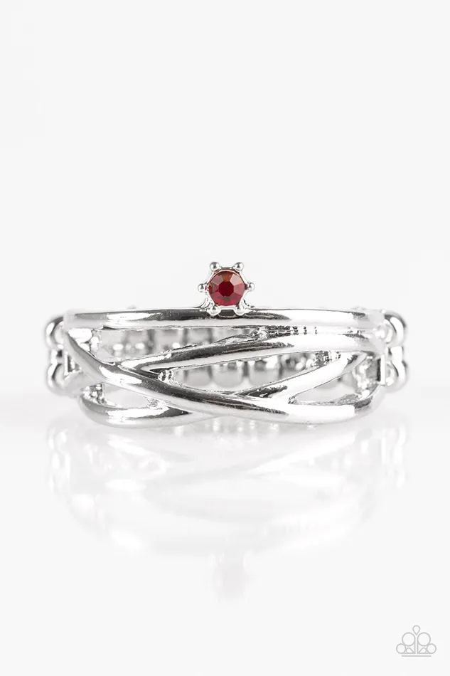 Paparazzi Jewelry Rings Paparazzi Ring Star Potential Red