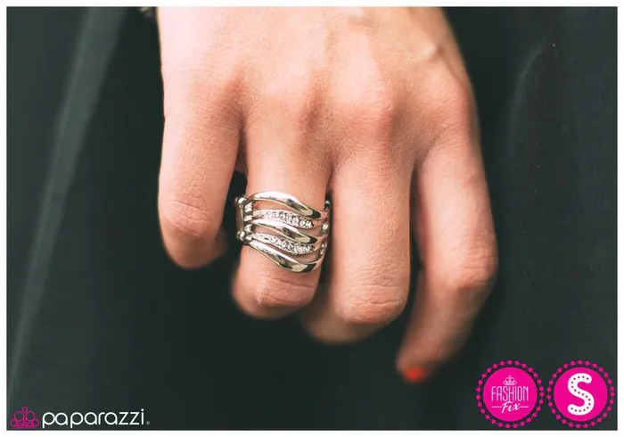 Paparazzi Jewelry Rings Paparazzi Ring Tidal Wave Silver