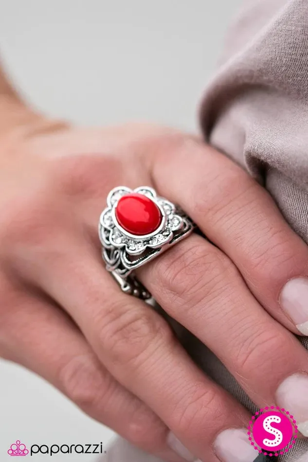 Paparazzi Jewelry Rings Paparazzi Ring We BEAD To Talk Red