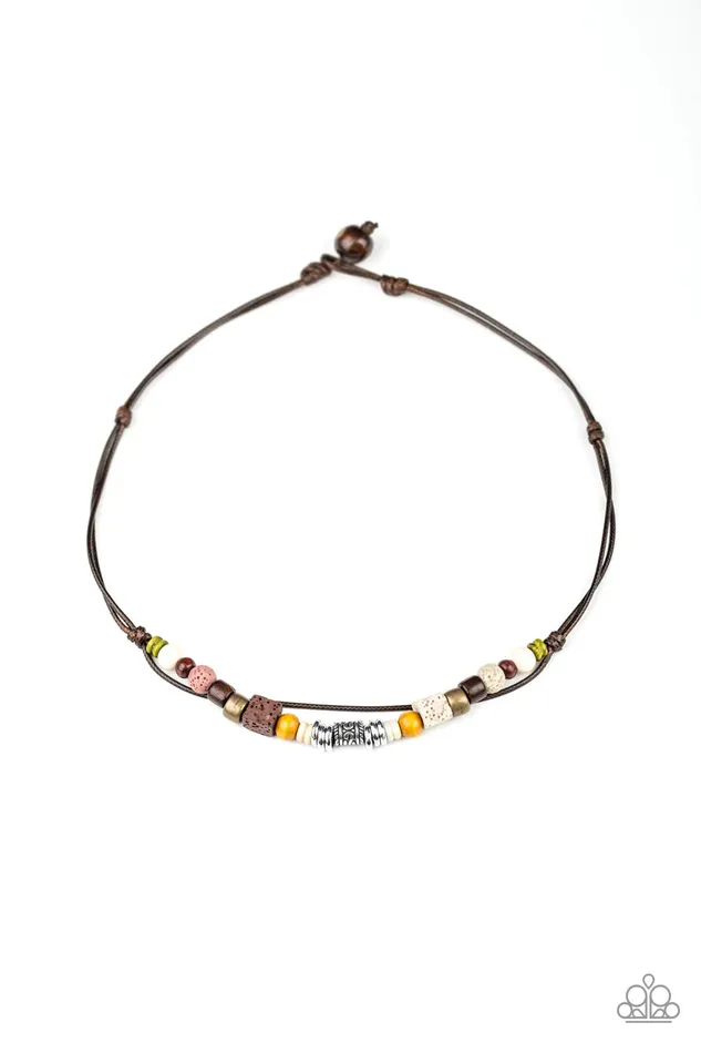 Paparazzi Necklace Beach Quest Multi Paparazzi Jewelry Necklaces